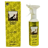 Gele en witte roomspray Fleur met florale verpakking voor heerlijke frisse geur